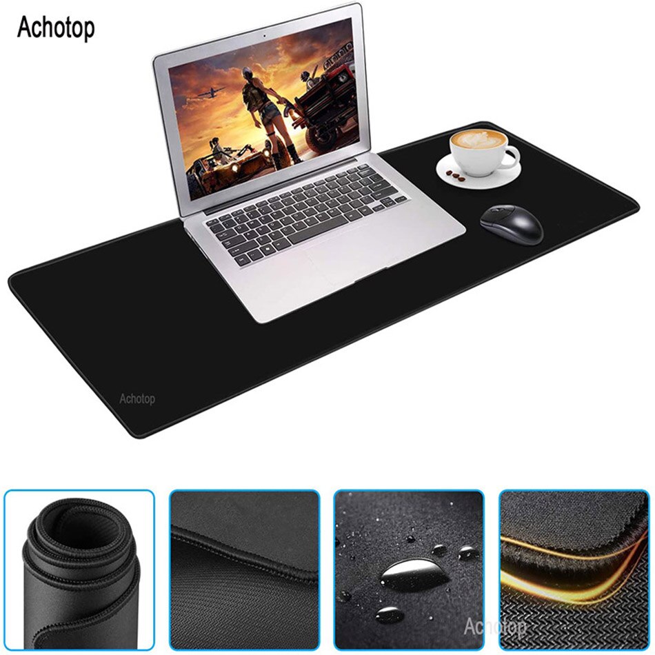 Large Apple Logo Gaming Mousepad Xxl Desk Mat With Rubber Base - 6