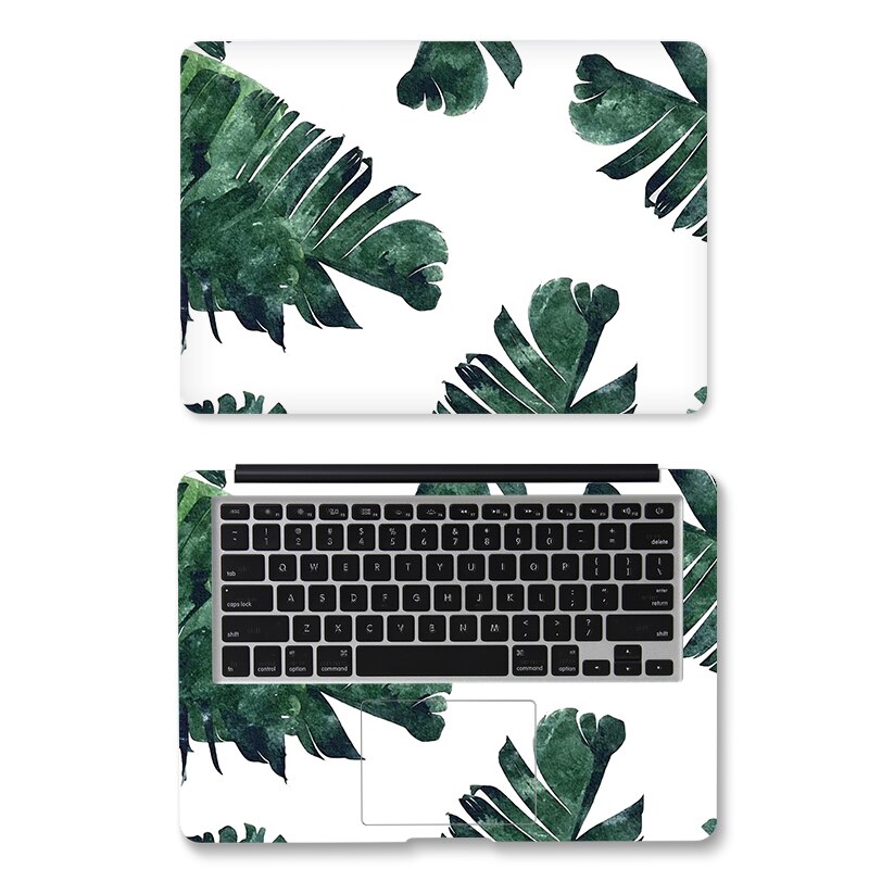 Floral Decal Laptop Skin Stickers For 12156 Macbook Xiaomi Asus Acer Hp Lenovo - 14