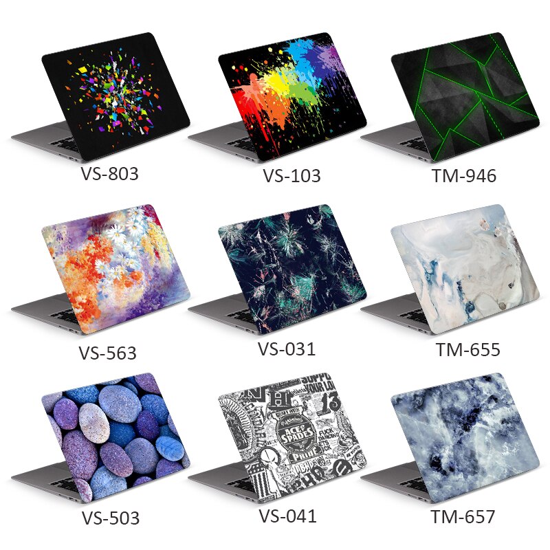 Floral Decal Laptop Skin Stickers For 12156 Macbook Xiaomi Asus Acer Hp Lenovo - 17