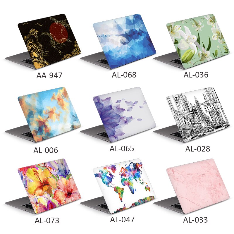 Floral Decal Laptop Skin Stickers For 12156 Macbook Xiaomi Asus Acer Hp Lenovo - 20