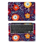 Floral Decal Laptop Skin Stickers For 12156 Macbook Xiaomi Asus Acer Hp Lenovo - 3