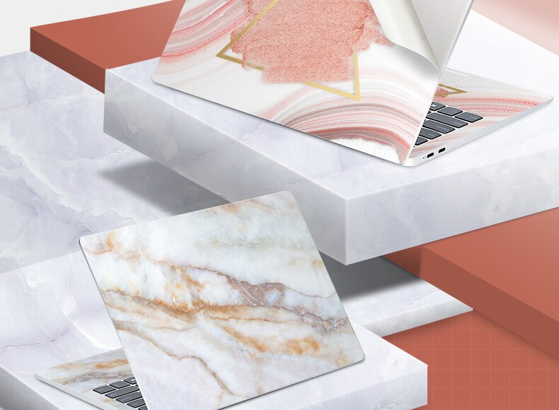 Diy Marble Laptop Skins For Macbook Lenovo Asus Hp Dell - 8