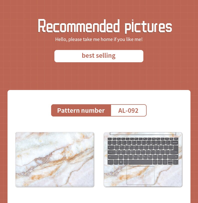 Diy Marble Laptop Skins For Macbook Lenovo Asus Hp Dell - 19
