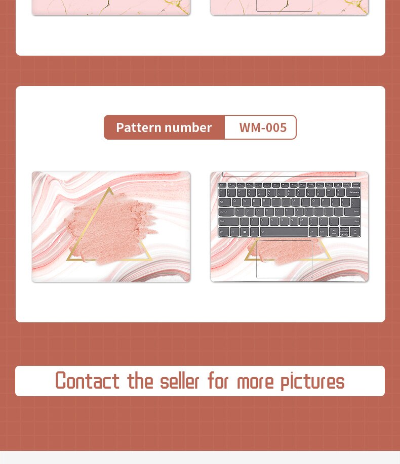 Diy Marble Laptop Skins For Macbook Lenovo Asus Hp Dell - 23