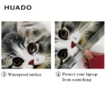 Cat Design Laptop Skin Sticker For 13156 Macbook Acer Hp Computers - 3