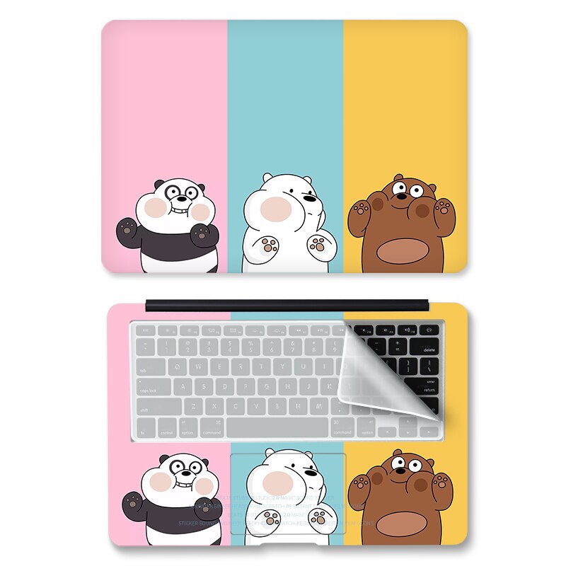 Customizable Cartoon Laptop Skins For Macbook Dell Hp Lenovo 1217 Inch - 12