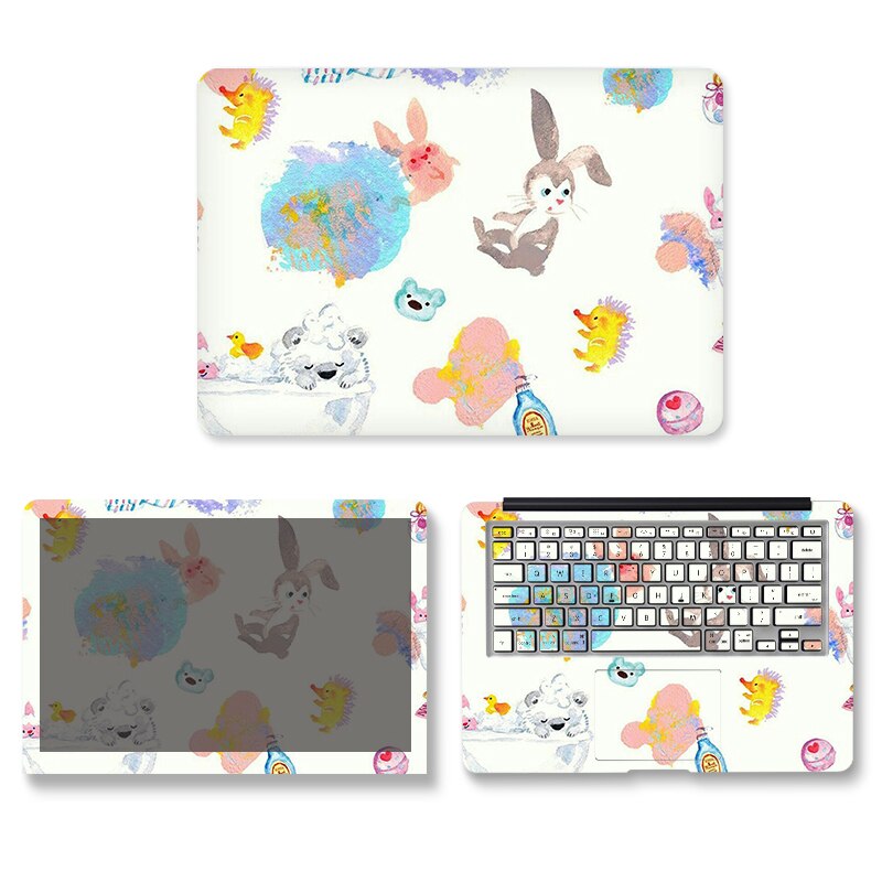 Charming Full Body Macbook Proair Sticker Protector For A1502a1425 Models - 19