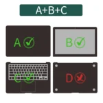 Charming Full Body Macbook Proair Sticker Protector For A1502a1425 Models - 4