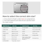 Charming Full Body Macbook Proair Sticker Protector For A1502a1425 Models - 6