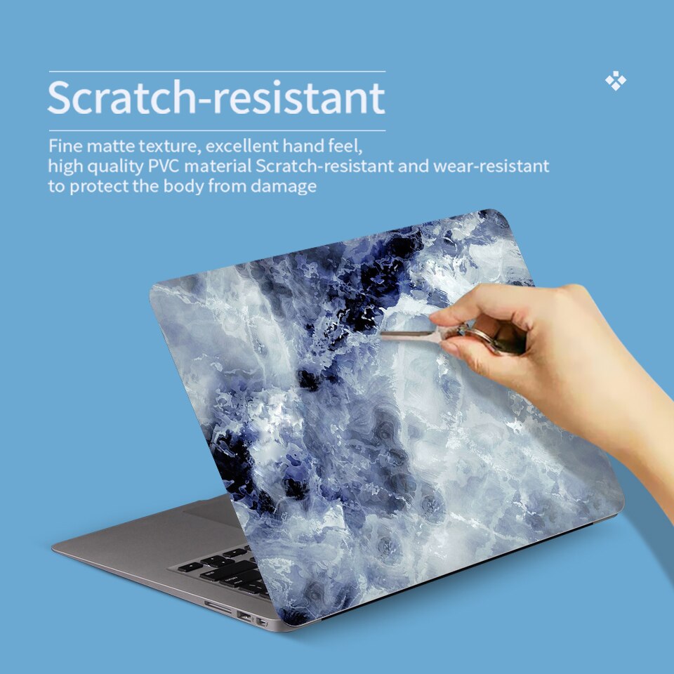 Marble Art Decal Laptop Skinsticker For Macbook Hp Dell Asus Acer Lenovo 1217inch - 11