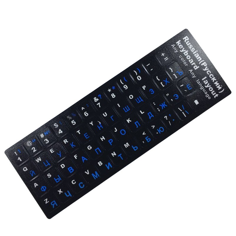 Multilingual Laptop Keyboard Stickers English Spanish French Italian More - 13