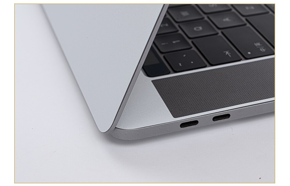 Macbook Airpro Full Body Protective Vinyl Decal Laptop Sticker Whiteblack - 20
