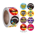 500pcs Motivational Reward Stickers For Kids Ideal Teachers Classroom - 5