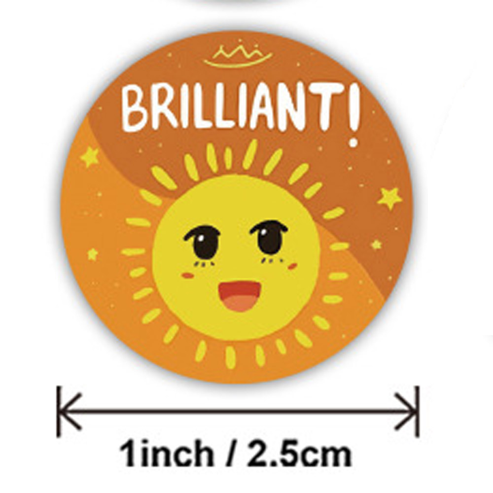 Motivational Reward Stickers Roll For Kids Teachers 50500 Pcs Cute Animal Labels - 12