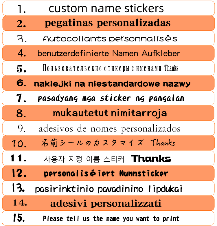 120pcs Waterproof Personalized Name Tag Stickers For School Office - 15