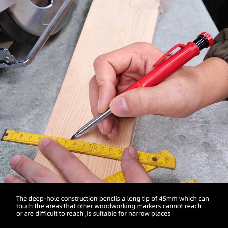 Carpenter Mechanical Pencil Set With Sharpener And 6 Refill Leads - 13