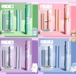 Cartoon Pencil Eraser Pen With Replaceable Core For School Office Kids - 2