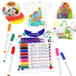 8color Textile Fabric Paint Marker Set For Diy Crafts Tshirt Art - 1
