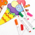 8color Textile Fabric Paint Marker Set For Diy Crafts Tshirt Art - 5