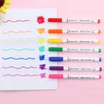 8color Textile Fabric Paint Marker Set For Diy Crafts Tshirt Art - 4