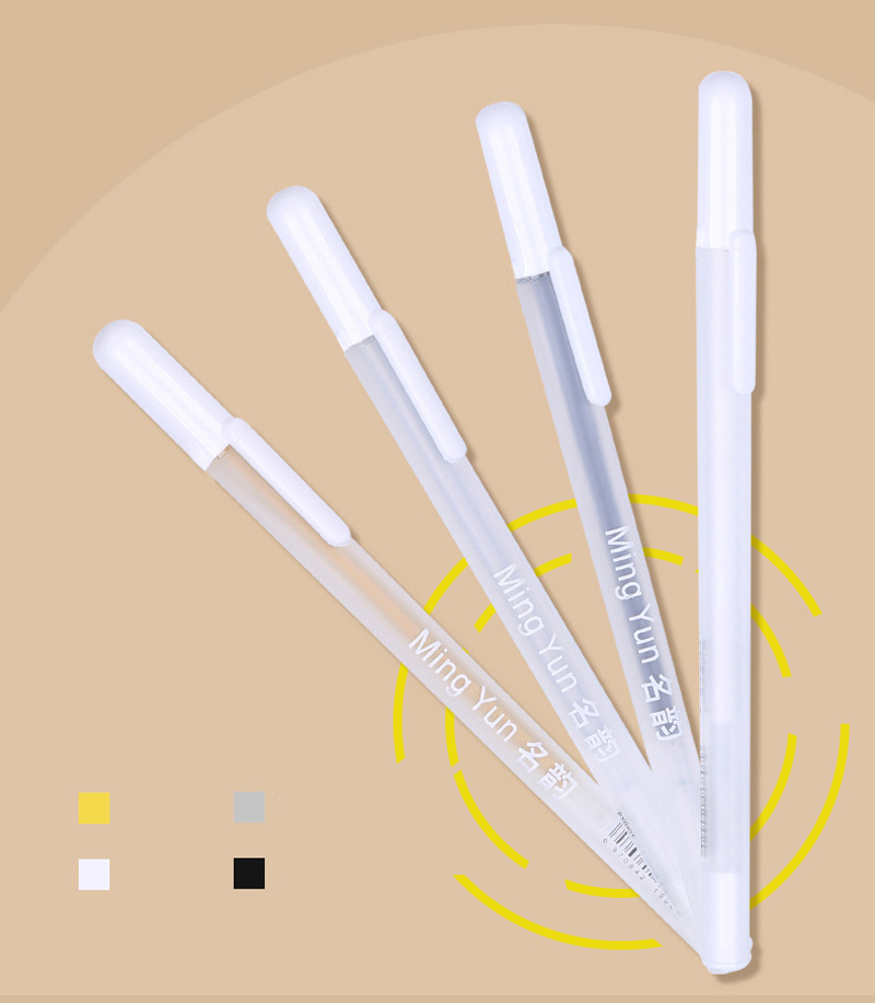 Permanent Metallic Marker Pens Set For Art Graffiti Drawing Gold Silver White - 9 Permanent Metallic Marker Pens Set For Art Graffiti Drawing Gold Silver White - 9