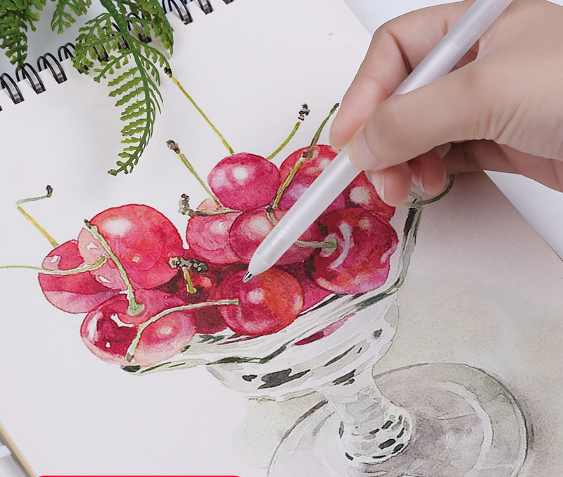 Permanent Metallic Marker Pens Set For Art Graffiti Drawing Gold Silver White - 11 Permanent Metallic Marker Pens Set For Art Graffiti Drawing Gold Silver White - 11