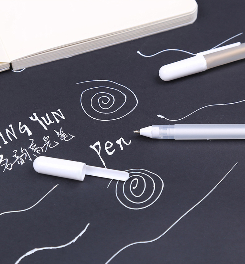 Permanent Metallic Marker Pens Set For Art Graffiti Drawing Gold Silver White - 17 Permanent Metallic Marker Pens Set For Art Graffiti Drawing Gold Silver White - 17