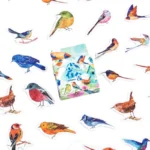 Kawaii Bird Stickers Set 46 Pcs Ideal For Kids Scrapbooking Journals Laptops - 1