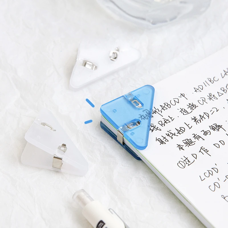 5pcs Mini Colorful Corner Clips Set For Office School Documents A6692 - 4