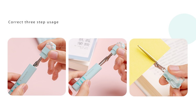 Portable Folding Paw Scissors Creative Stationery For Office School Gift A6644 - 16 Portable Folding Paw Scissors Creative Stationery For Office School Gift A6644 - 16