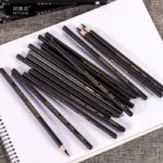 Nyoni N8129 Hexagonal Basswood Charcoal Pencils 10pcs Softmediumhard Unbreakable Art - 2
