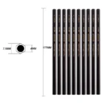 Nyoni N8129 Hexagonal Basswood Charcoal Pencils 10pcs Softmediumhard Unbreakable Art - 4