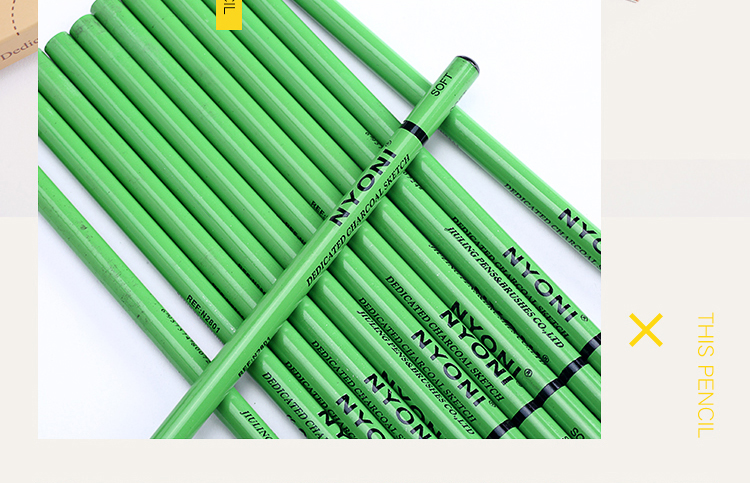 Nyoni N2801 Sketch Charcoal Pencil Set Soft To Hard 14b For Art Painting - 22 Nyoni N2801 Sketch Charcoal Pencil Set Soft To Hard 14b For Art Painting - 22