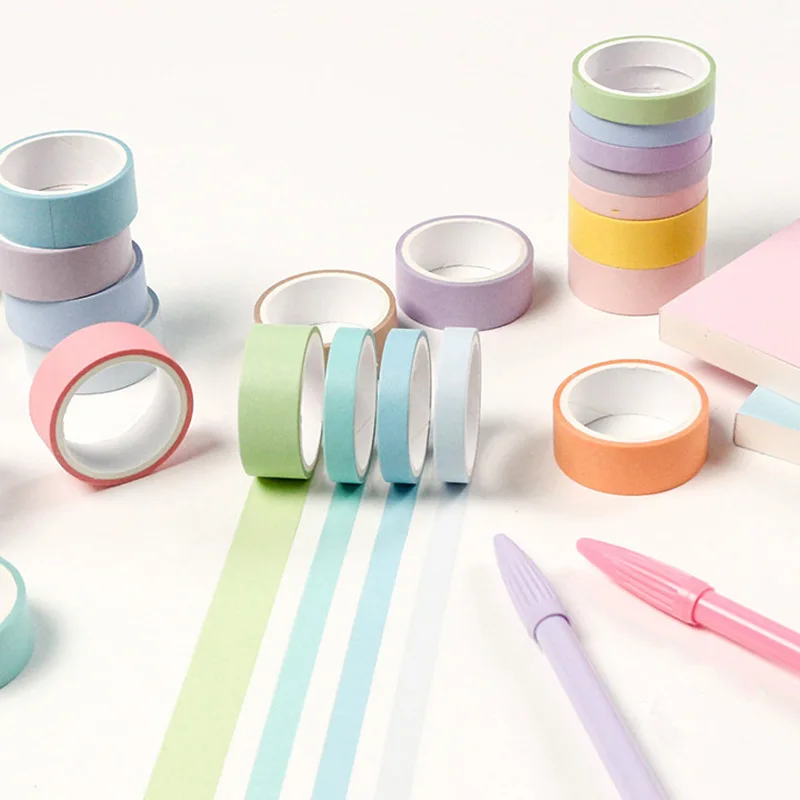 12color Macarons Washi Tape Set For Scrapbooking School A6804 - 2