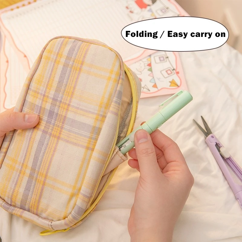 Portable Mini Ceramic Folding Scissor Pen Cutter For School Office - 6