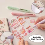 Portable Mini Ceramic Folding Scissor Pen Cutter For School Office - 5