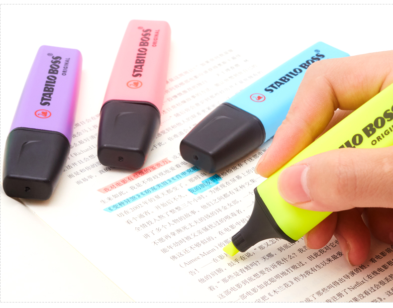 2pack Stabilo Boss Original Dualtip Fluorescent Highlighters Assorted Colors - 13