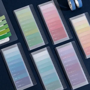 Gradient Color Sticky Notes With Ruler 150 Sheets Office Planner A6557 - 3