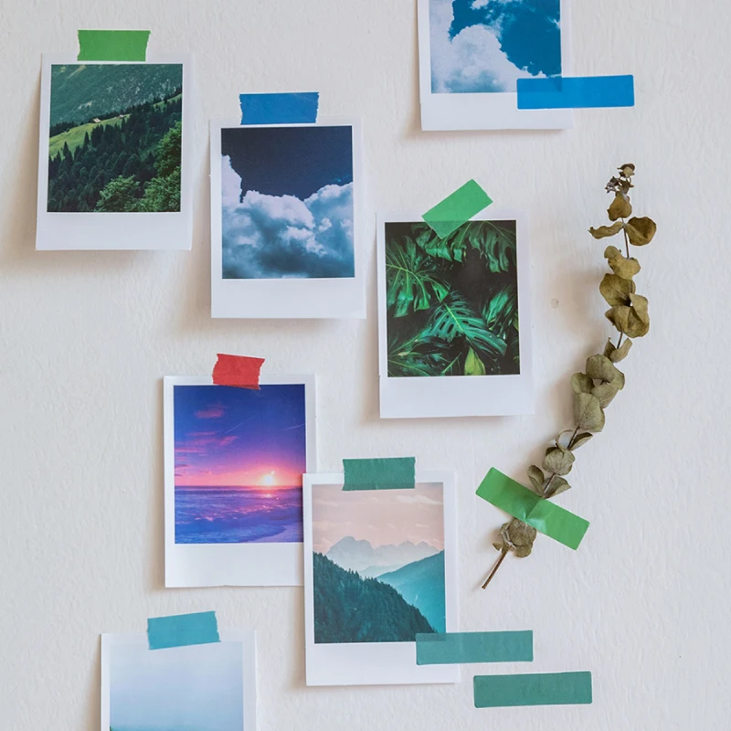 Gradient Color Sticky Notes With Ruler 150 Sheets Office Planner A6557 - 6