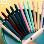 6pcs Cute Cartoon Bear Rabbit Gel Pens Set For School A6224 - 2