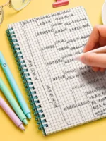 6pcs Cute Cartoon Bear Rabbit Gel Pens Set For School A6224 - 5