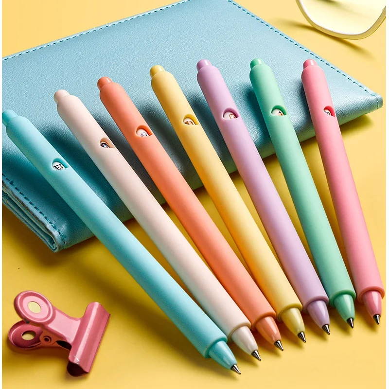6pcs Cute Cartoon Bear Rabbit Gel Pens Set For School A6224 - 6