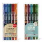 Vintage 5pcs Gel Ink Pen Set Retro 05mm Rollerball For Officeschool - 2