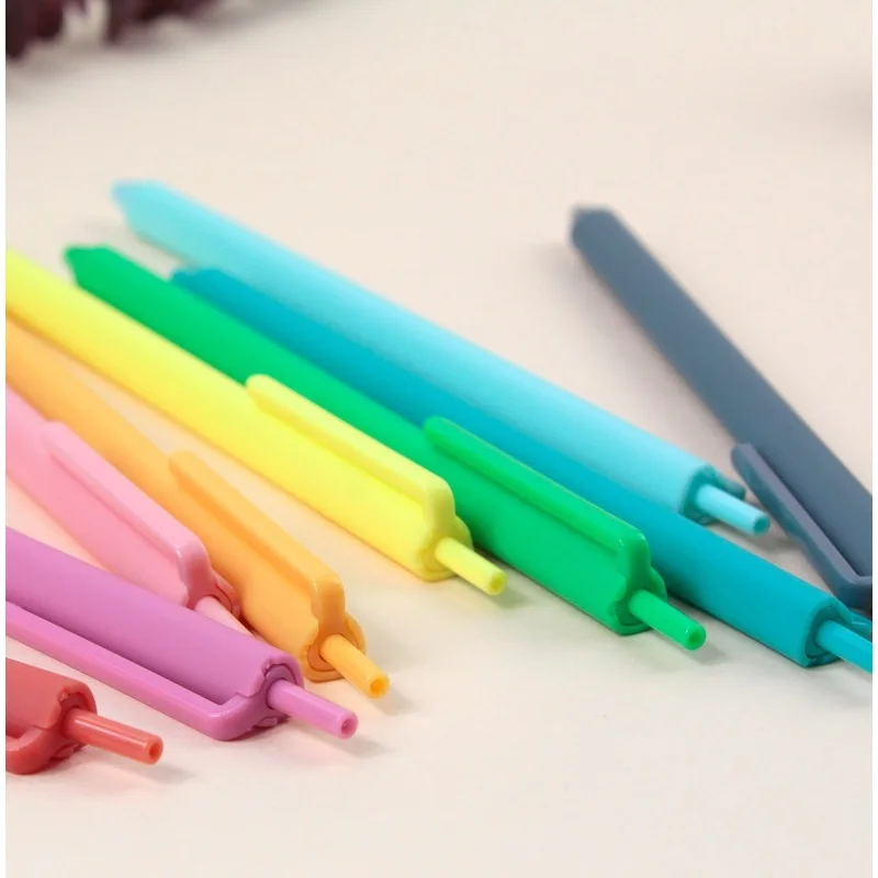 Morandi 9pcs Gel Ink Pen Set 05mm Office And School - 6