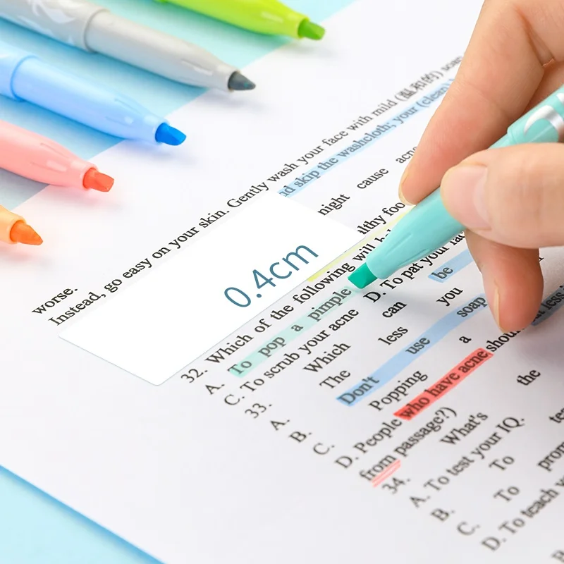 Pilot Frixion Erasable Highlighter Pen Pastel Nature Color For School Drawing - 3