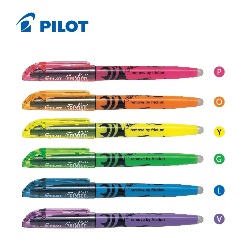 Pilot Frixion Erasable Highlighter Pen Pastel Nature Color For School Drawing - 5