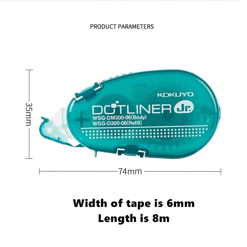 Kokuyo Dot Liner Portable Doublesided Adhesive Tape For Photo Albums Diaries - 6