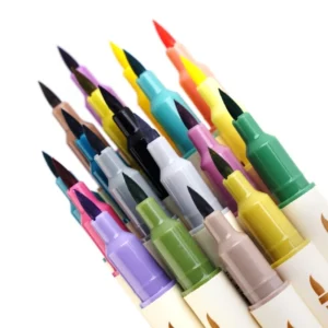 21pcs Dualsided Art Brush Marker Set For Watercolor Calligraphy Drawing - 3