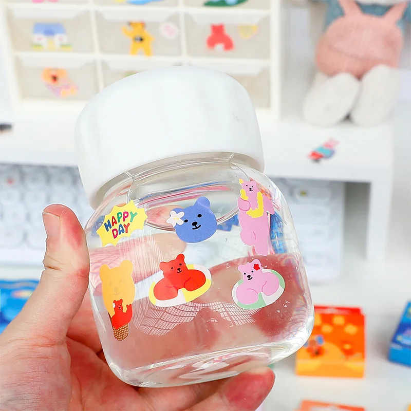 40piece Dream Life Cartoon Animal Stickers For Scrapbooking Diy Projects - 4