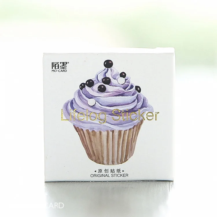 45pcs Vintage Love Dessert Cake Paper Stickers For Scrapbooking Diy Diary Decor - 2